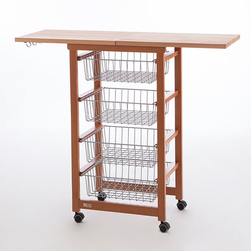 אגרן עץ דובדבן ומשטח עבודה נפתח  GASTONCINO Kitchen area