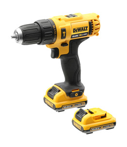 מברגה/מקדחה רוטטת 10.8V DCD716D2 כולל 2 סוללות 2AH דיוולט
