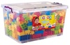 ארגז עם 450 לבני בניה גדולות וצבעוניות