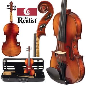 כינור אקוסטי חשמלי 4 מיתרים + ארגז The Realist Violin RV4e