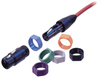 1-XCR טבעת סימון XLR חומה עם מקום למדבקה