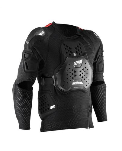 מגן גוף ליט שחור - LEATT 3DF AIRFIT HYBRID