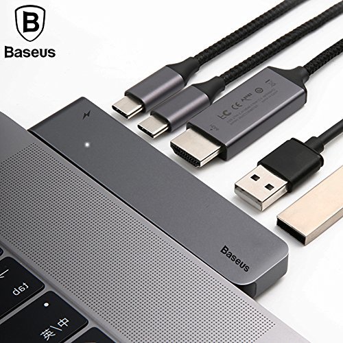 Baseus Thunderbolt 3.0 USB Type C Hub for Apple MacBook Pro 