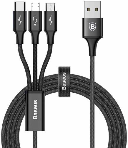  Baseus 3-IN-1 Cable Micro + Lightning + TYPE-C 