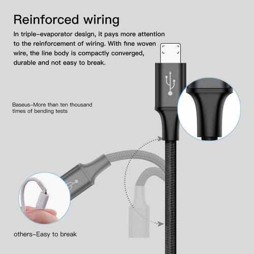  Baseus 3-IN-1 Cable Micro + Lightning + TYPE-C 