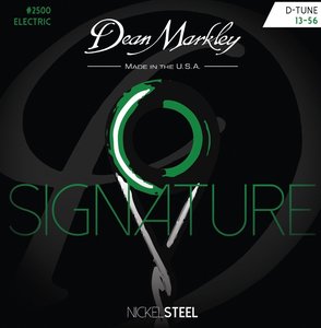סט מיתרים לגיטרה חשמלית Dean Markley 2500 Signature Series Drop Tune 13-56