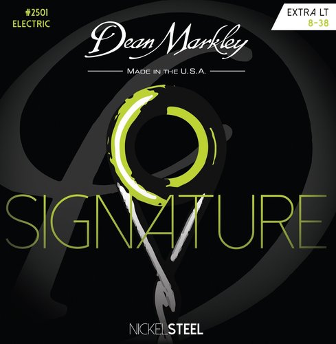 סט מיתרים לגיטרה חשמלית Dean Markley 2501 Signature Series 8-38