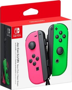 זוג בקרי משחק Nintendo Switch Joy-Con - ירוק ורוד