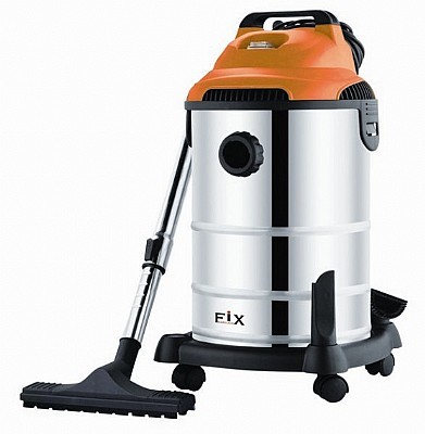 שואב אבק רטוב/יבש מיכל נירוסטה 30 ל' FIX