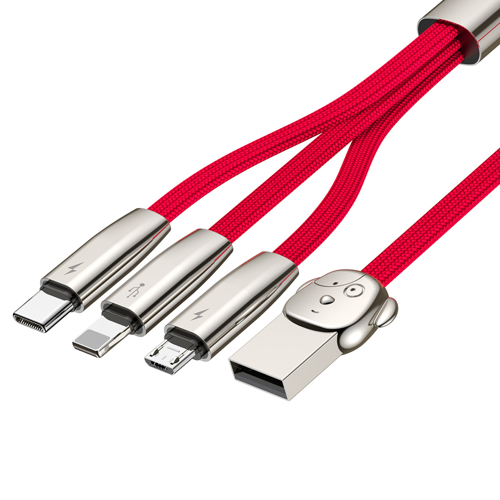 Baseus Rapid Series 3-in-1 cable 1.2m For IP+Micro+Type-C 