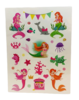 מדבקות קעקועים לילדות, דגם בת הים 12 יחידות