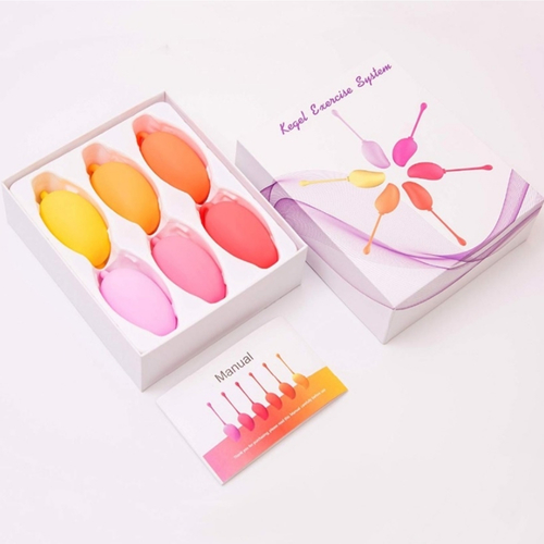סט 6 ביצים סיניות מנגו פרימיום Kit 6 Keygel Ball