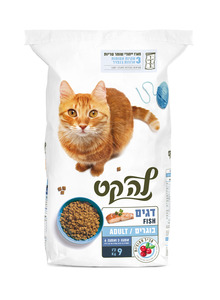 לה-קט דגים 7.2 ק"ג - מזון יבש לחתולים 