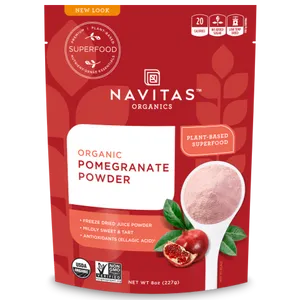 אבקת רימונים 227 גרם נביטאס Pomegranate Powder 227 gr Navitas