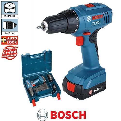 מברגה/מקדחה 14.4V+שתי סוללות 1.5AH