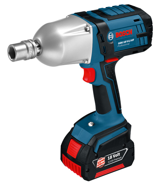 מפתח רטיטה 18V הינע "1/2 + שתי סוללות ליתיום