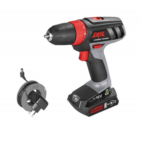 מברגה/מקדחה 16V + סוללה לתיום 1.5AH