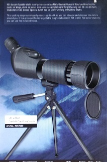 טלסקופ 20-60X60 לילדים