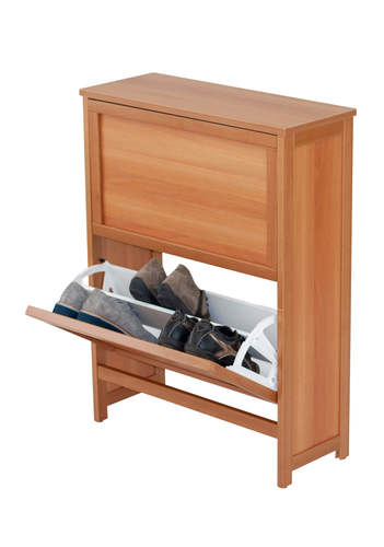 ארון נעליים 2 קומות דובדבן GRAZIA Shoe cabinet