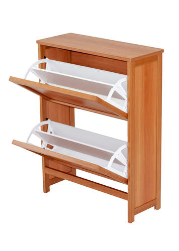 ארון נעליים 2 קומות דובדבן GRAZIA Shoe cabinet