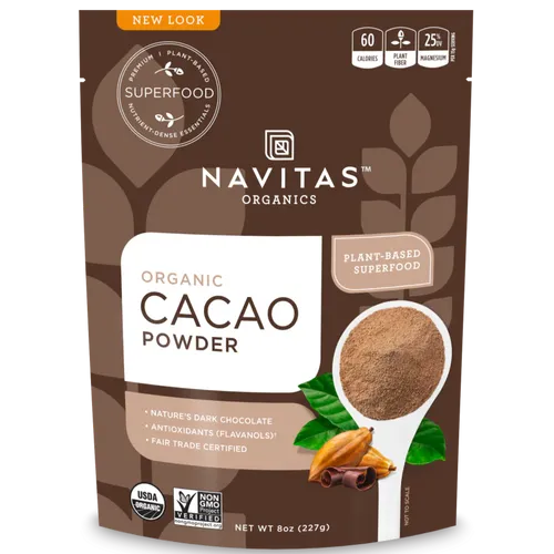 אבקת קקאו 227 גרם נביטאס Cacao Powder 227 gr Navitas