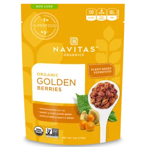 גולדן בריס תותי זהב 227 גרם נביטאס Golden Berries 227 gr Navitas