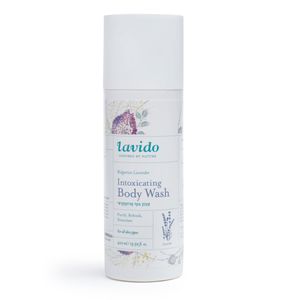 סבון גוף ארומתרפי לבנדר 400 מ"ל לבידו Aromatic Body Wash Lavender 400 ml Lavido