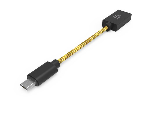 כבל מסוג OTG Micro USB איכותי במיוחד מבית iFI
