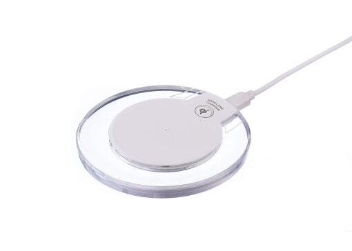 מטען אלחוטי עגול שולחני לנייד 