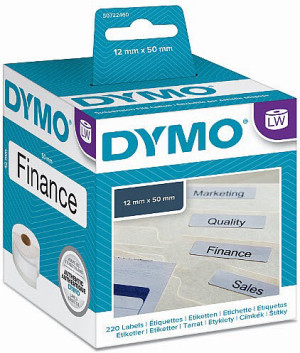  מדבקות,  נייר,  במידות 50*12 מ"מ   DYMO DW99017