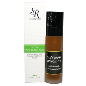 פילינג חומצות לעור שמן ובעייתי SR COSMETICS - 100ml