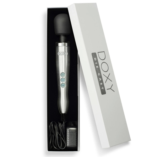 ויברטור וונד נטען עוצמתי ממתכת מבית Doxy הבריטית,  במחיר מיוחד ובלעדי לסקס פלאנט