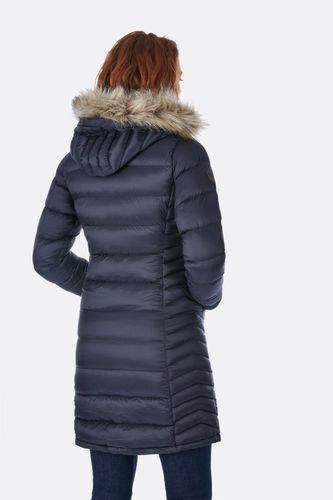 מעיל פוך ארוך לנשים עם פרווה בראש WOMEN RAB DEEP COVER PARKA  