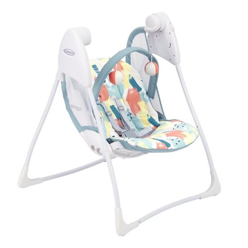 נדנדה חשמלית מתקפלת לתינוק Baby Delights  גרקו   PLAYTIME 
