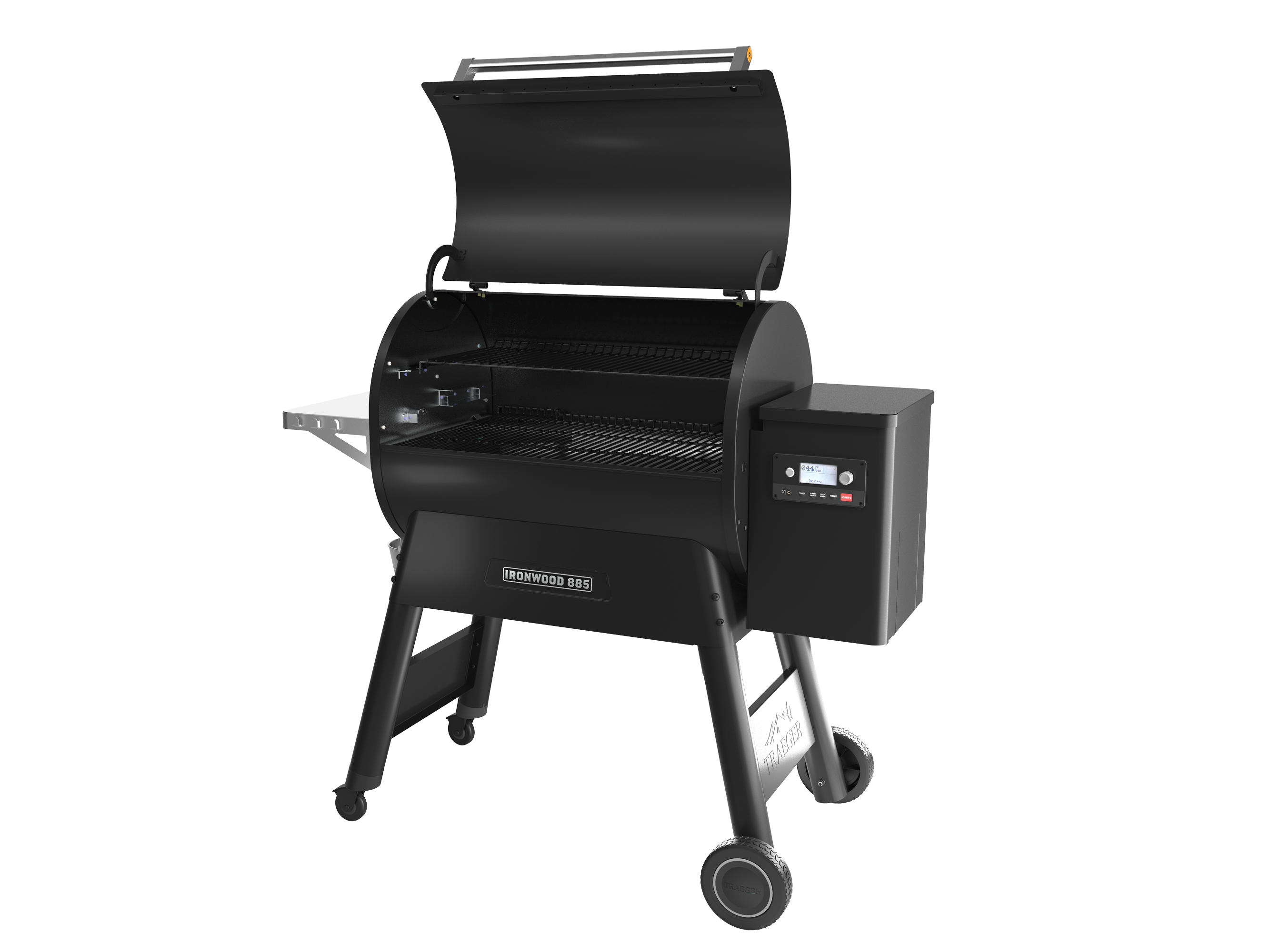  ‏מעשנת ‏פחמים Traeger Ironwood 885 + שבבים + תבלין + כיסוי !