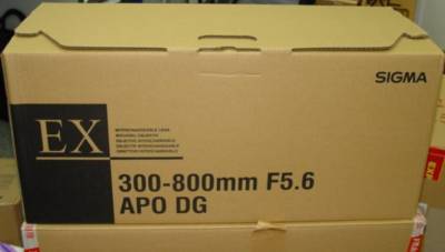 Sigma 300-800mm F5.6 APO EX DG HSM for nikon