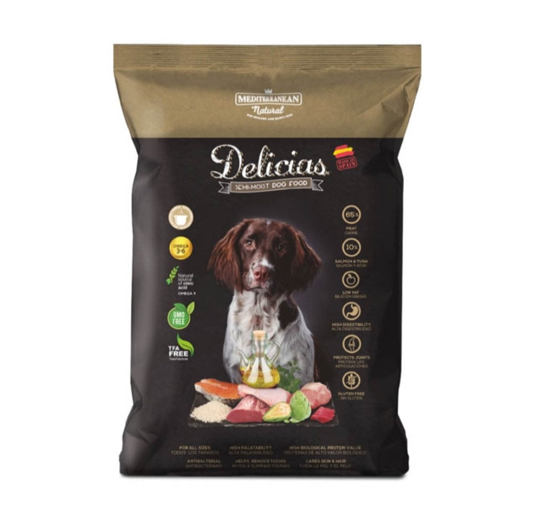 דלישס חטיף רך לכלבים 1.5 ק"ג Delicias