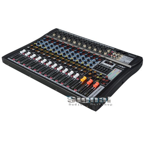 מיקסר 12 ערוצים עם mp3 כולל מסך - MIX KT-M1202