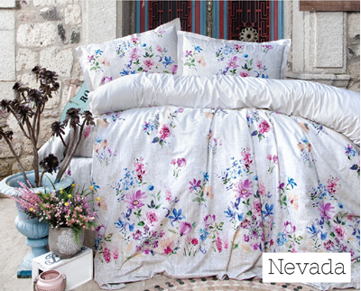 סט מצעים יחיד 100% כותנה Nevada