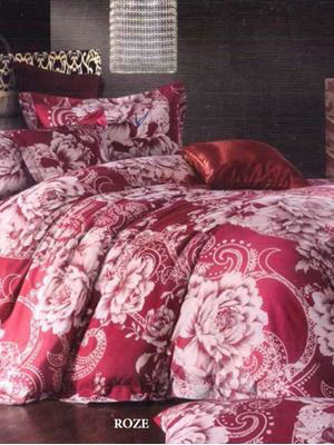 סט מצעים יחיד Luxury Jacquard דגם Rose
