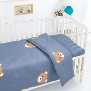 סט למיטת תינוק 100% כותנה סאטן VIA BABY 110