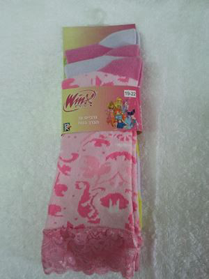 שלישיית גרביים עד הברך בנות WINX