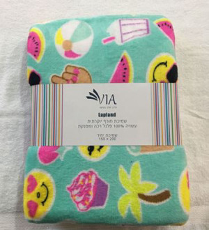 שמיכת פלנל פרווה יחיד LAPLAND 3