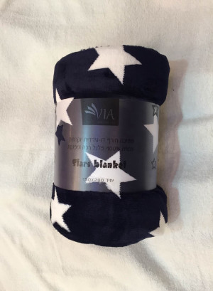 שמיכת פלנל פרווה יחיד Stars Blanket Collection