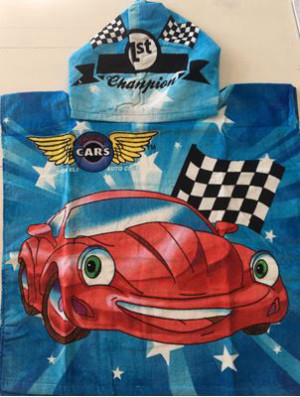 מגבת כובע לילדים ORIGINAL-CARS