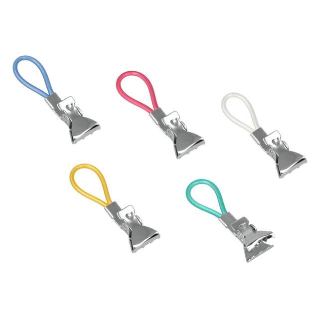 5 קולבים+קליפס+חוט למגבות