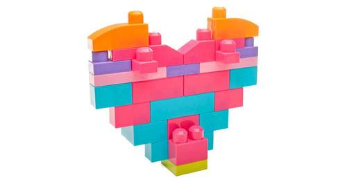 שק 60 לבני הרכבה (ורוד)