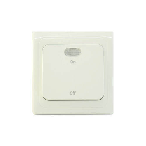 לחצן פעמון מואר 12V תחת הטיח ספיר לבן
