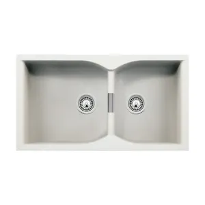 כיור מטבח אקווטופ קמפוס N-175-XL קריסטדור מידה 91X50