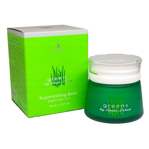 קרם לילה מעשיר Replenishing Balm הסדרה הירוקה  GREENS אנה לוטן - 50 מ